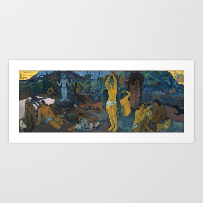 Paul Gauguin Do We Come From? Are We? Where Are We Going?, Art Print by FamousPaintings |
