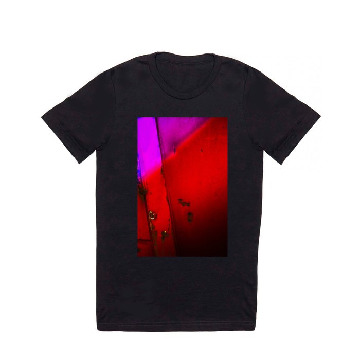 Purple,Red and Black T Shirt