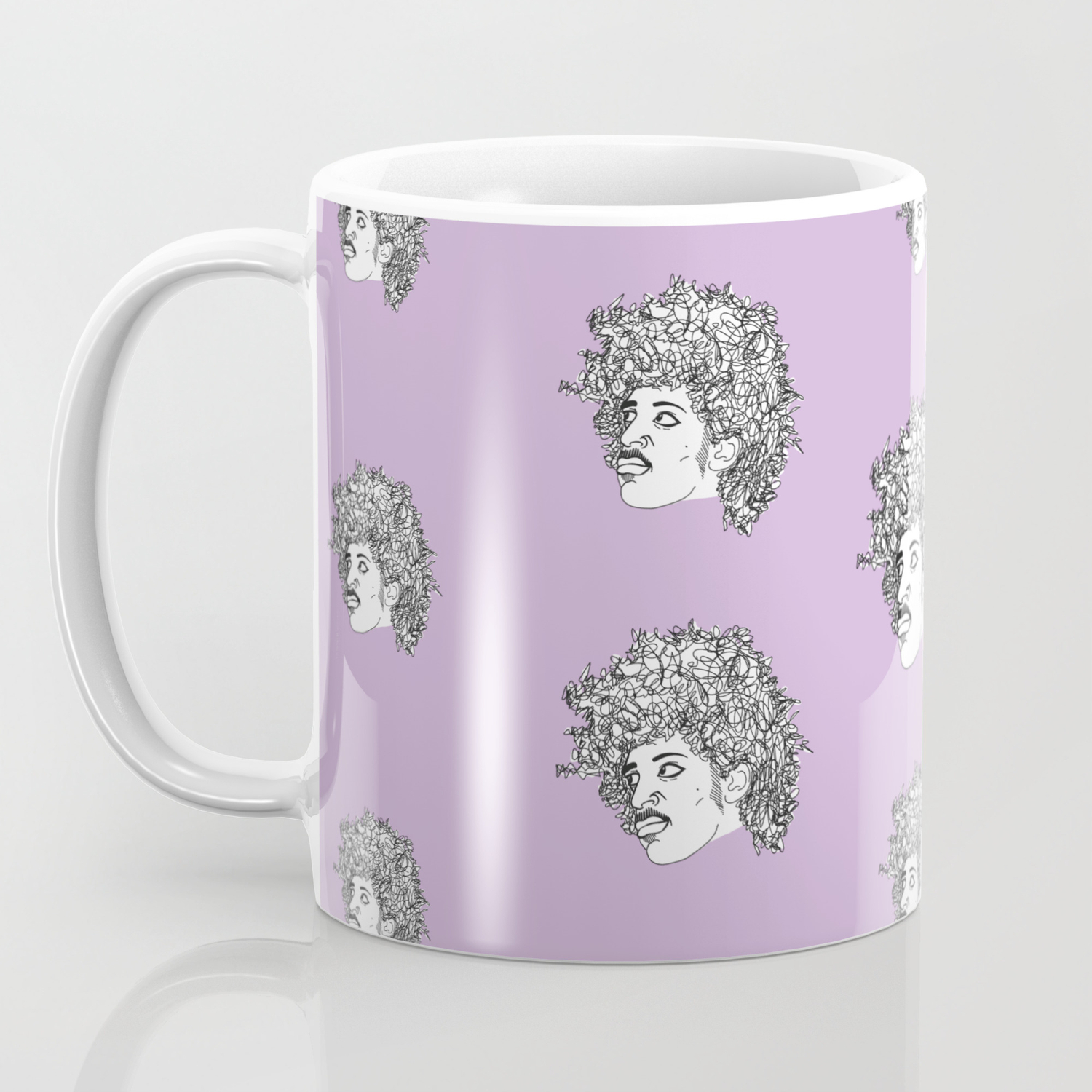 Prince Pattern Coffee Mug By Chinhairdesigns Society6