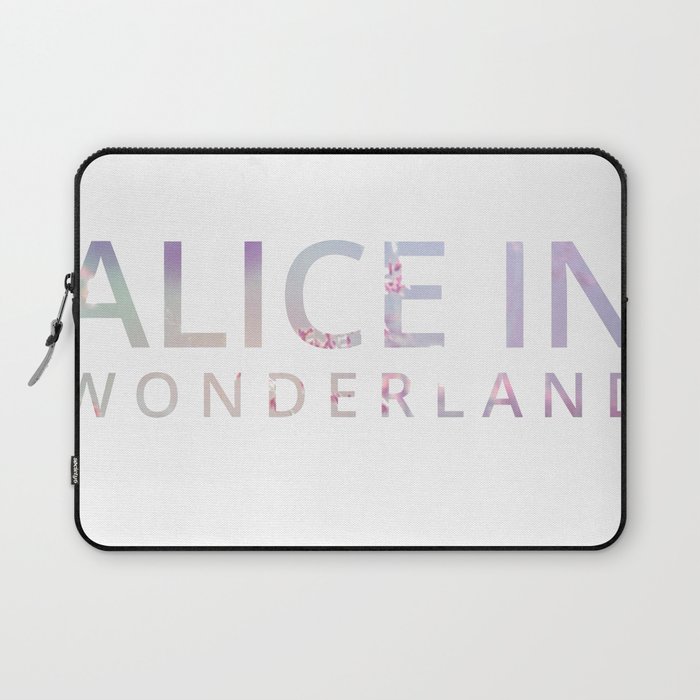 Alice in Wonderland Flowers Laptop Sleeve