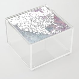 Detailed world map Taliessa Acrylic Box