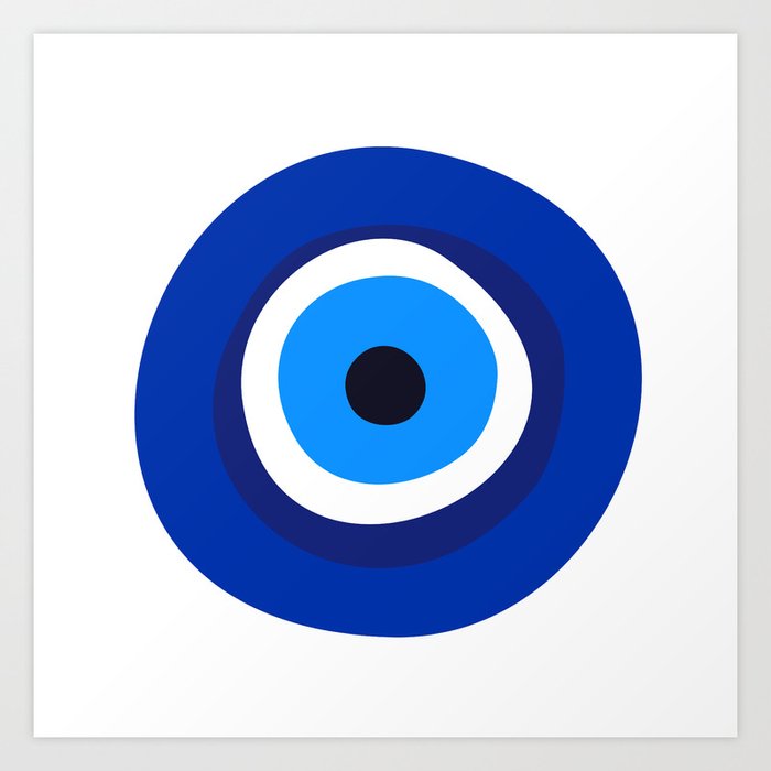 evil eye symbol Kunstdrucke