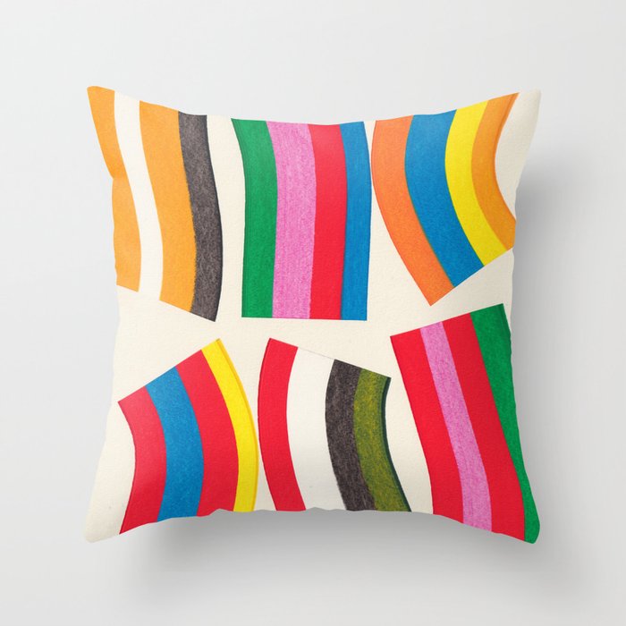 Wading Through Thoughts Throw Pillow