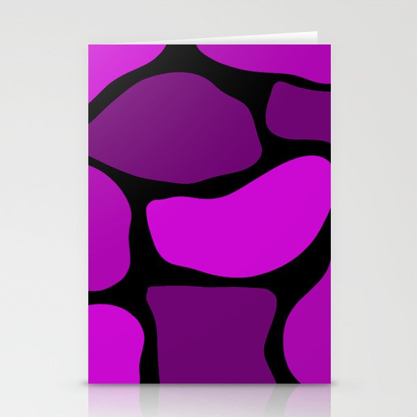 Elegant Abstract Vintage Purple Collection Stationery Cards