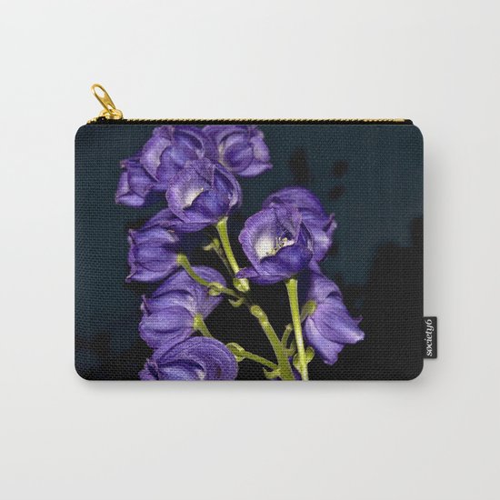 Dark Purple Elegance Carry-All Pouch