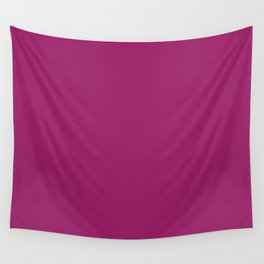 Orchid Flower 150-38-31 Deep Pink Purple Solid Color 2022 Colour of the Year Wall Tapestry