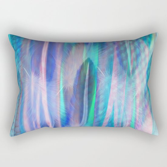 Feathers and Tulle Rectangular Pillow