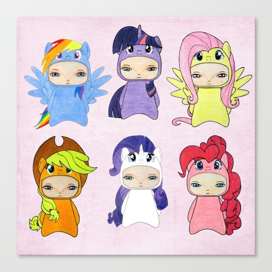 A Boy - Little Pony Canvas Print