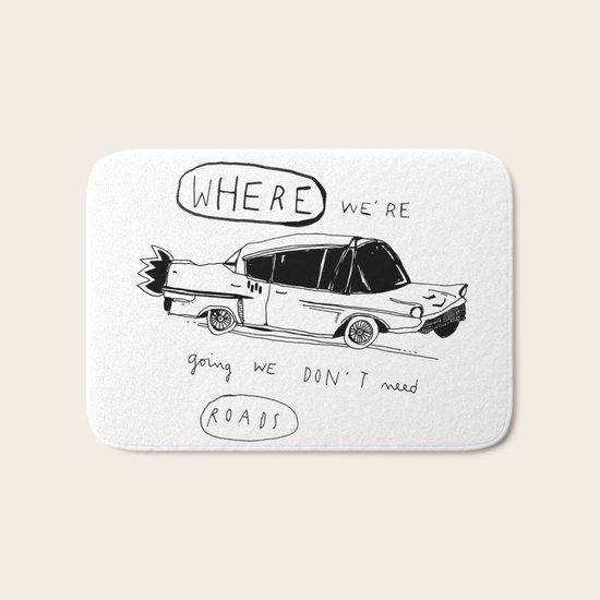 OFF TO BROOKLYN Bath Mat