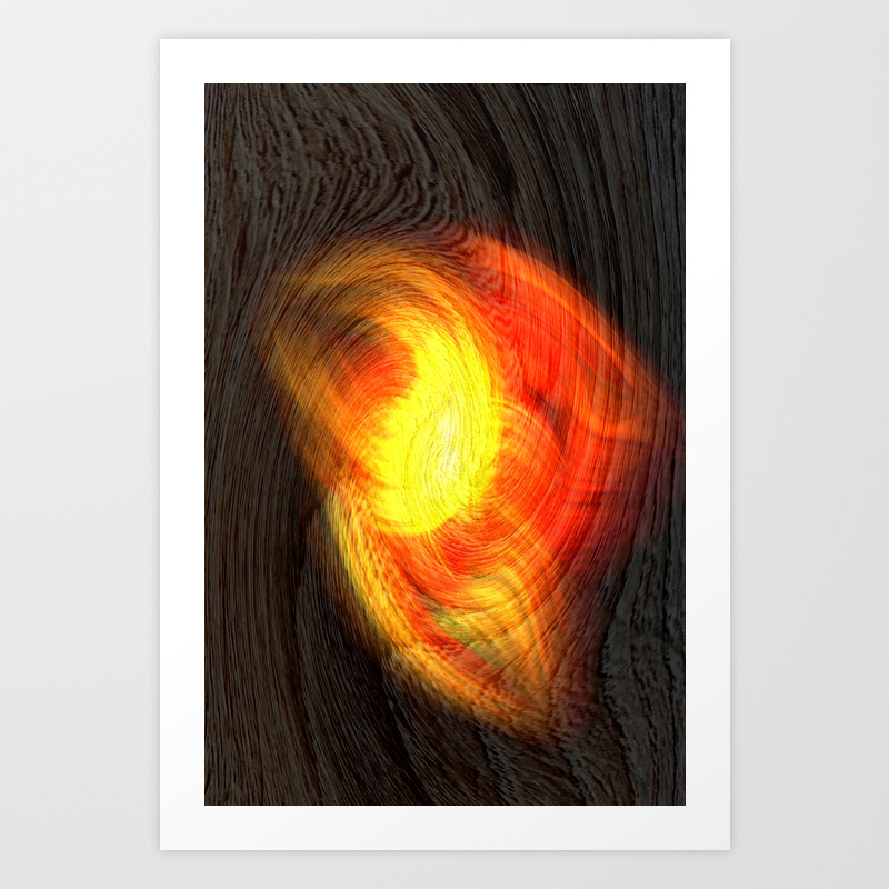 Concept Abstract Hot Fingerprint Art Print By Crefot Society6