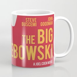 The Big Lebowski, alternative movie poster, Coen brothers film, Jeff Bridges is the dude Coffee Mug