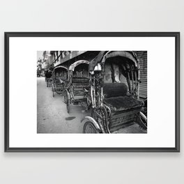 Kathmandu Tuk Tuk Framed Art Print