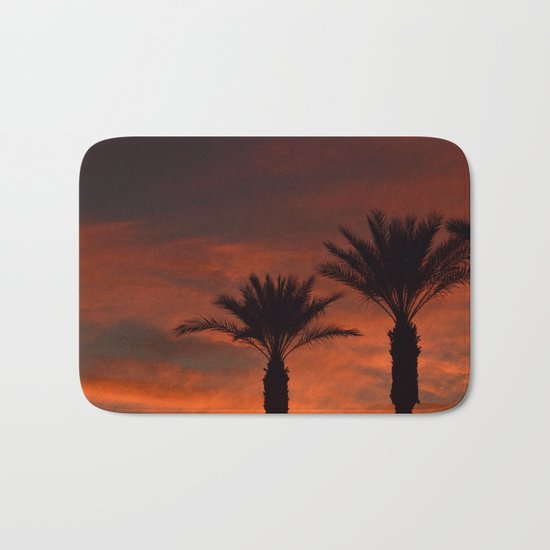 Palm Sunset - II Bath Mat