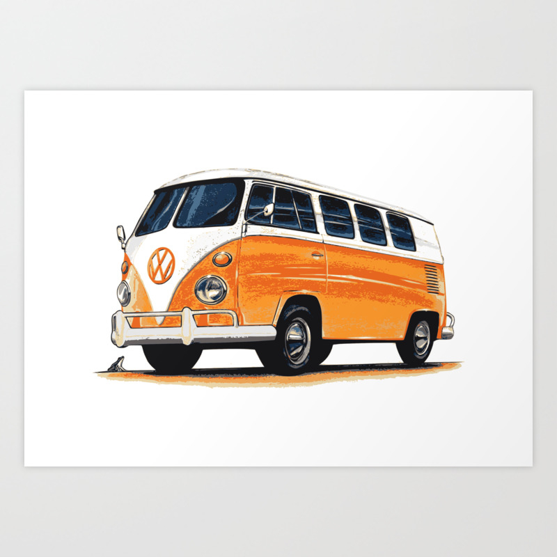 Featured image of post Hippie Van Drawing Side View Black vintage hippie camper van isolated on white background