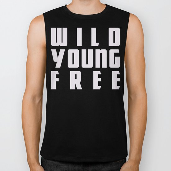 Wild Young Free Biker Tank