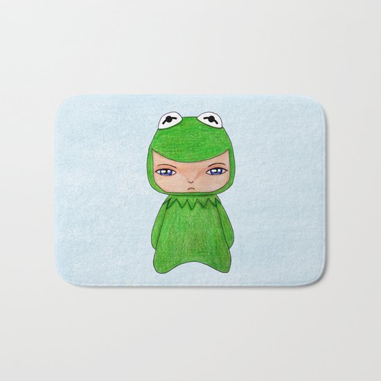 A Boy - Kermit the frog Bath Mat