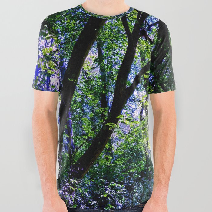 Pleasure of the Pathless Woods All Over Graphic Tee