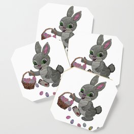 The Clumsy Easter Bunny Coaster