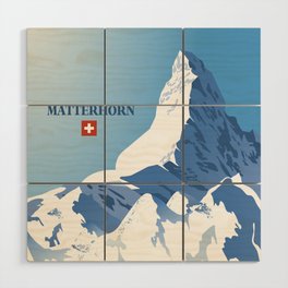 Matterhorn,Zermatt,Switzerland  Wood Wall Art