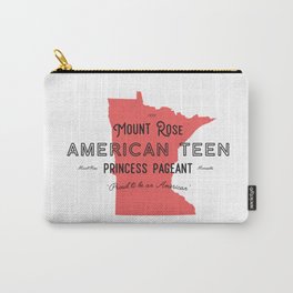 Mount Rose American Teen Princess Pageant Carry-All Pouch | Pageant, American, Proud, Movie, An, Typography, Pink, Graphicdesign, Princess, Minnesota 