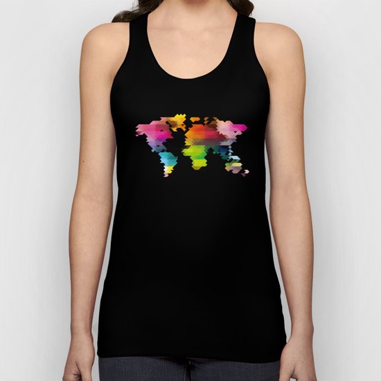 Geo World Map Unisex Tank Top