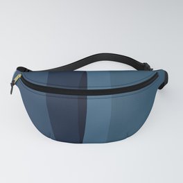 Modern Blue, Blue Painting, Blue Ombre Fanny Pack