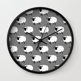 The Flock Wall Clock
