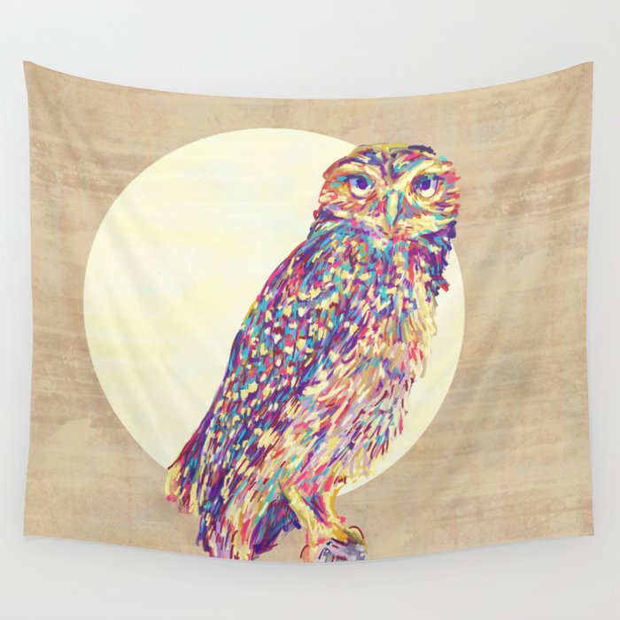 Owl Wall Tapestry by Jacqueline Maldonado Society6