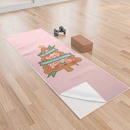 All I Want for Christmas is Pizza Yoga Towel