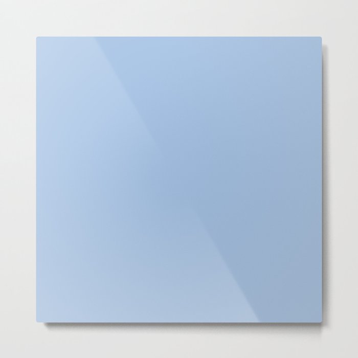 BLUE SAGE Pastel solid color  Metal Print