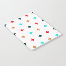 Abstract Geometric Christmas Pattern 10 Notebook