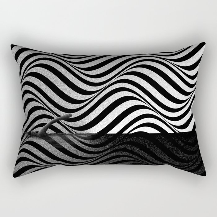 Optical Void 09 Rectangular Pillow