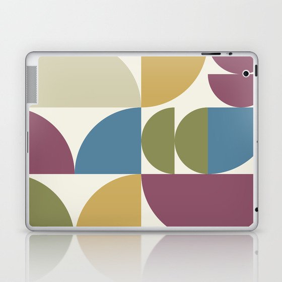 Geometry color arch shapes composition 2 Laptop & iPad Skin