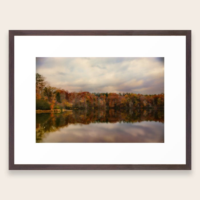 Autumn At Lake Lajoie 1 Framed Art Print By Jaijohnson Society6 Autumn At Lake Lajoie 1 Framed Art Print