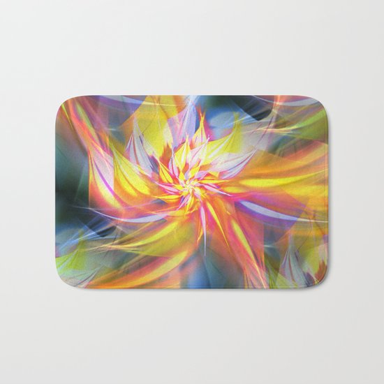 Fractal Flower Bath Mat
