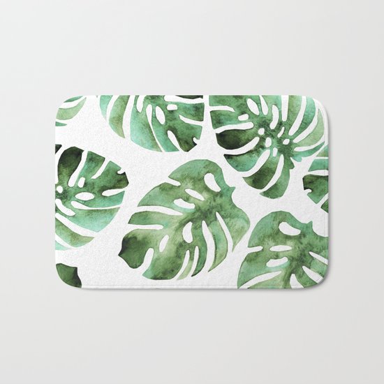 Monstera Bath Mat