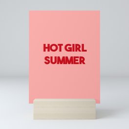 HOT GIRL SUMMER Mini Art Print