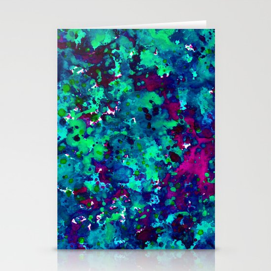 Midnight Oil Spill Stationery Cards