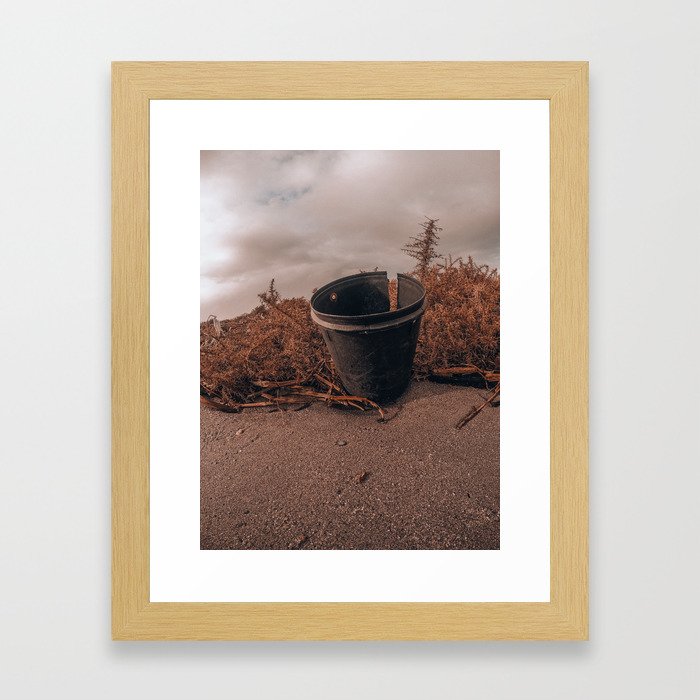  Old Bucket Framed Art Print