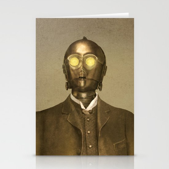 Baron Von Three PO - square format Stationery Cards