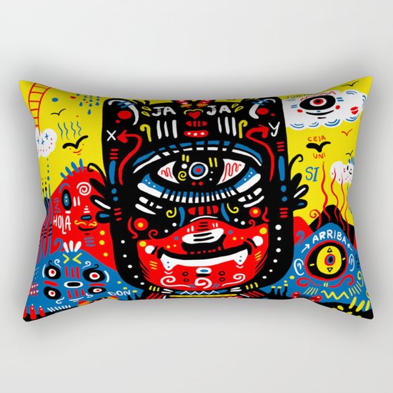 Bright Magic Day Rectangular Pillow