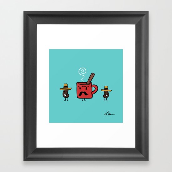 Cafe De Olla Framed Art Print