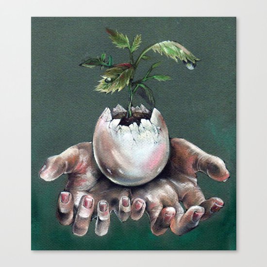 Immaturity Canvas Print