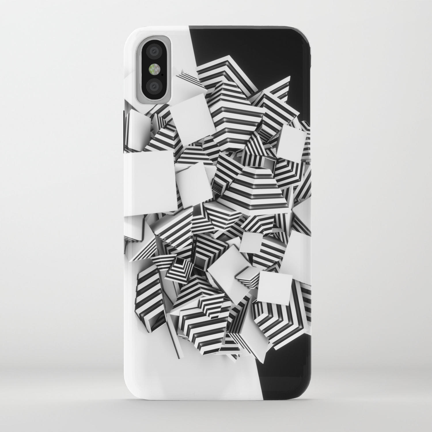 Abstract Pyramid 3d Illustration Iphone Case By Waltondt Society6