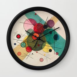Kandinsky - Circles in a circle Wall Clock