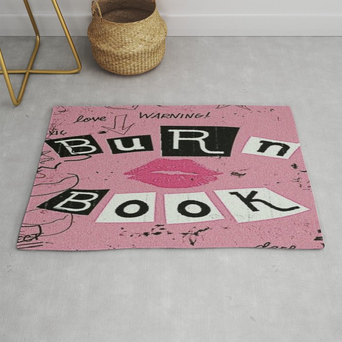 Mean Girl's burn book Rug by Anonylove