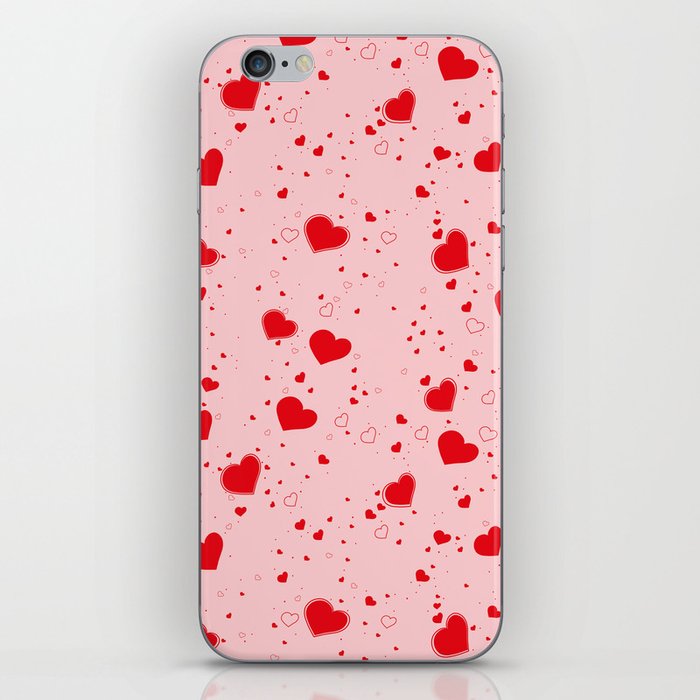 Valentine’s Hearts - Pink iPhone Skin