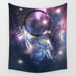 charmsamx Colorful Dream Catcher Tapestry Misty Dreamcatcher Wall Hanging Tapestry Psychedelic Hippie Tapestry Watercolor Surface Painting Bohemian Tapestry Milky Way Tapestries for Home Decoration