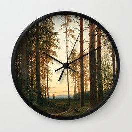 Twilight Ivan Shishkin Wall Clock