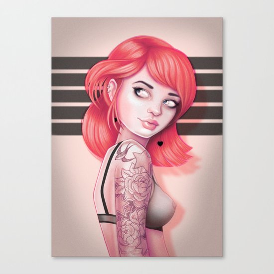 Scarlet Canvas Print